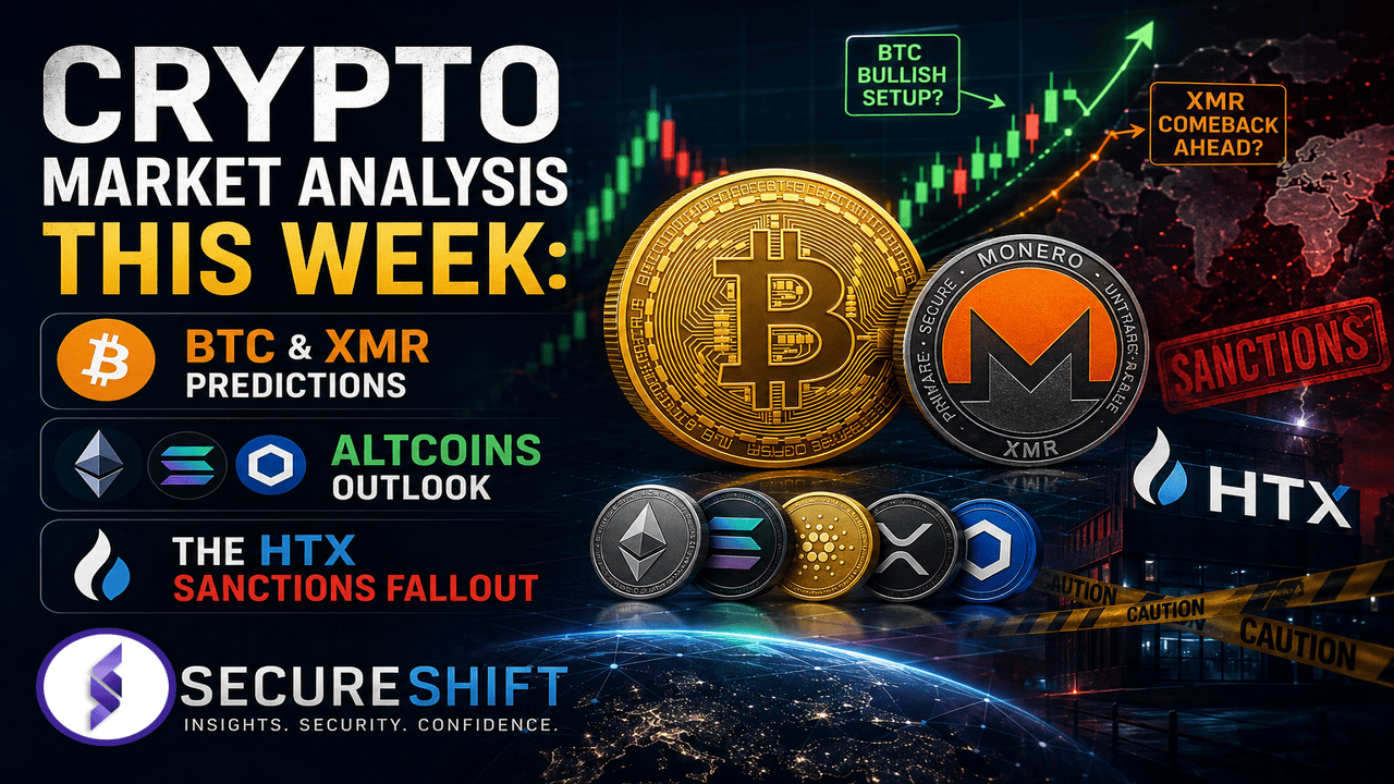Bitcoin Cools, Monero Slides, and HTX Reshapes the Map: This Week in Crypto
